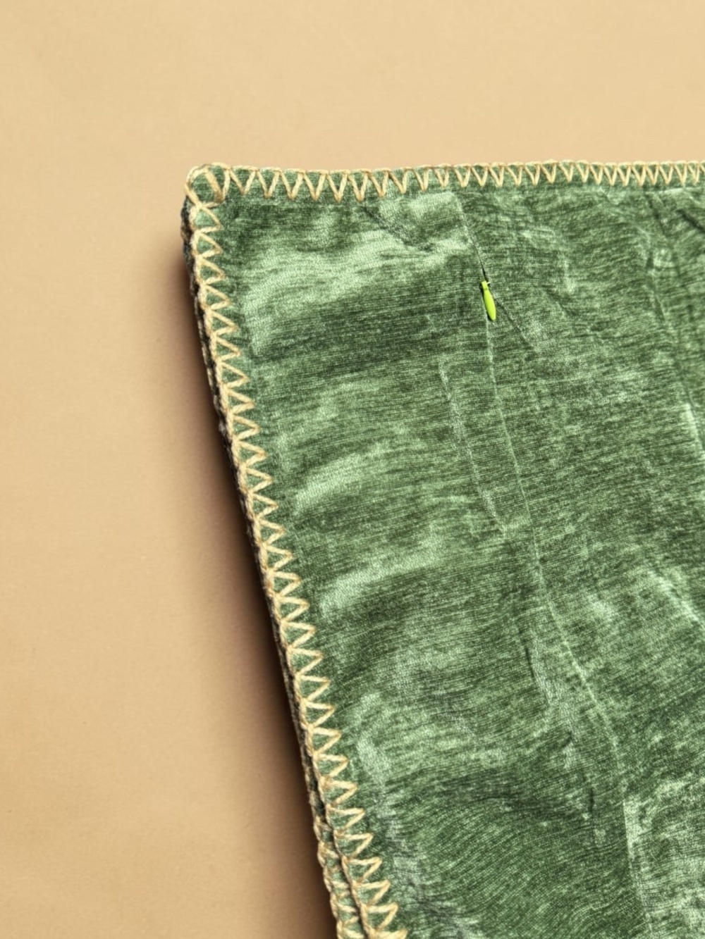 Sage Green Chenille Pillow Covers 18x18 Set of 2 Farmhouse Boho NWOT - Picture 11 of 14